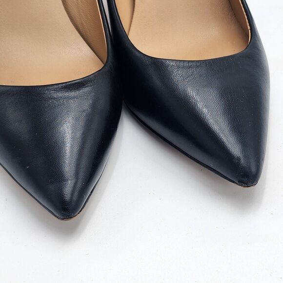 Diane Von Furstenburg DVF Pointed Toe Heel Pumps Black Size 7 - Picture 9 of 10